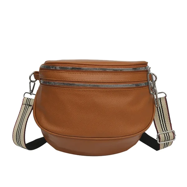 sac banane cuir élégante