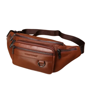 Sac Banane en Cuir Véritable pour homme