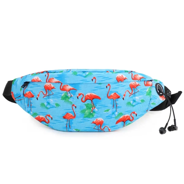 sac banane enfant rose