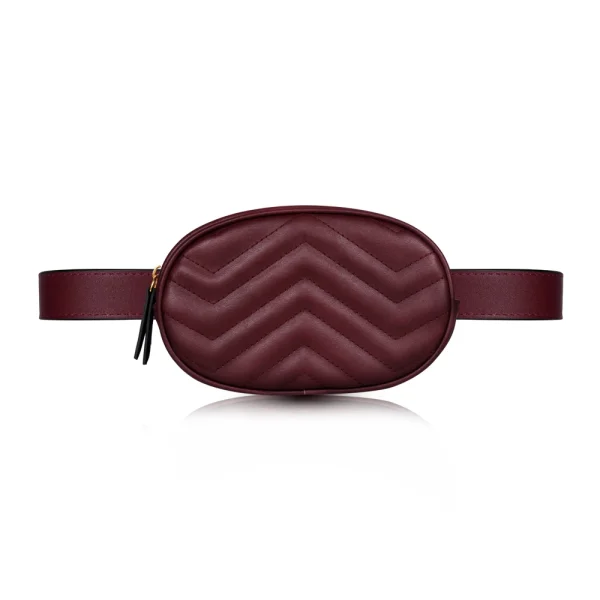 sac banane femme ovale en cuir