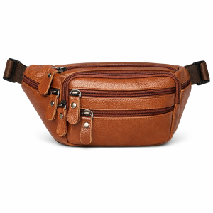 Sac Banane Cuir Homme Multipoches