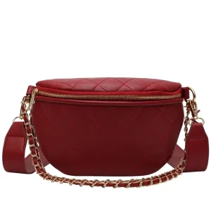 sac banane cuir tendance