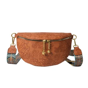 sac banane cuir