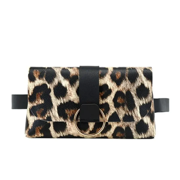 sac banane pochette léopard