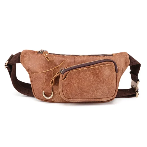 sac banane vintage cuir