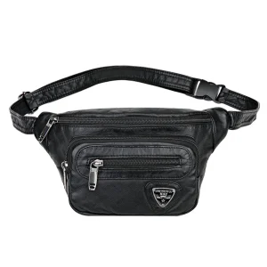 Sac banane cuir homme
