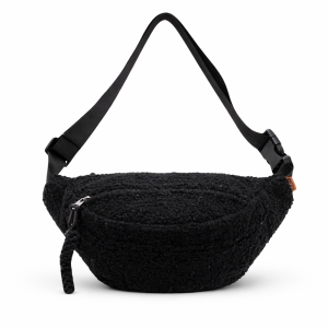 Sac Banane Noir Sherpa