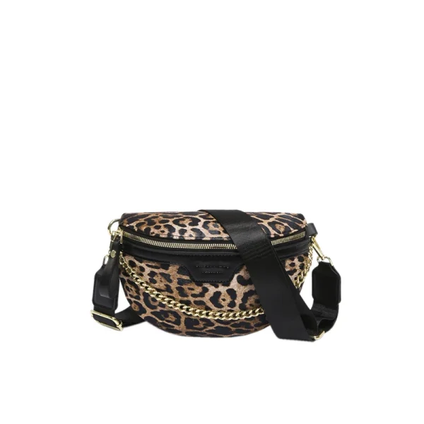 sac banane imprimé léopard