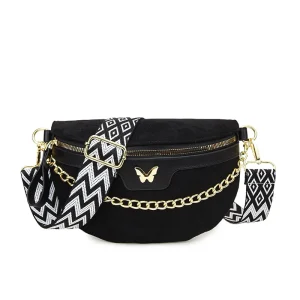 sac banane velours femme chic