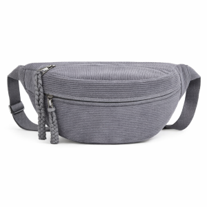 Sac Banane Velours Côtelé Femme