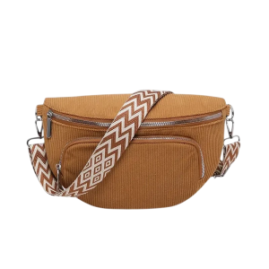 Sac Banane Bandoulière velours