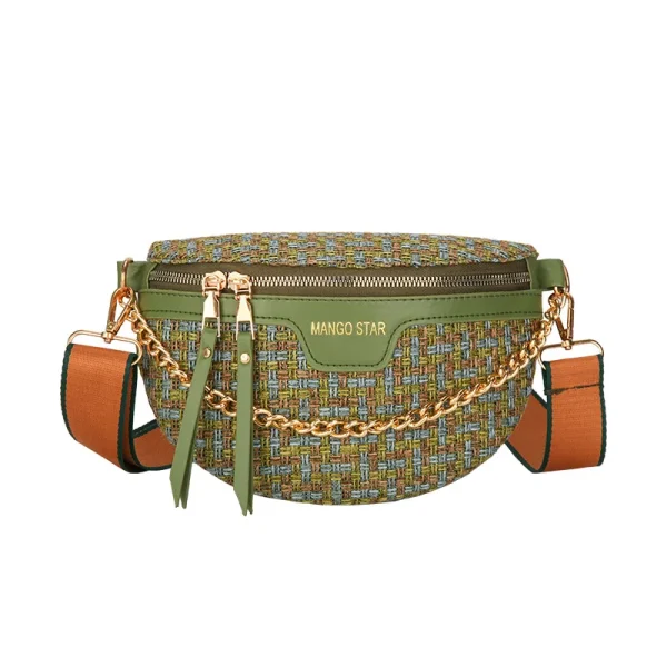 sac banane tressé femme