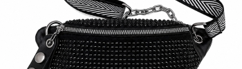 sac banane tendance diamants femme
