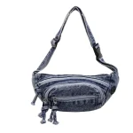 sac banane moderne en jean classique